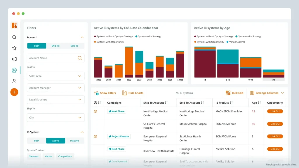 UI of the application